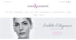 Desktop Screenshot of lashlamour.com